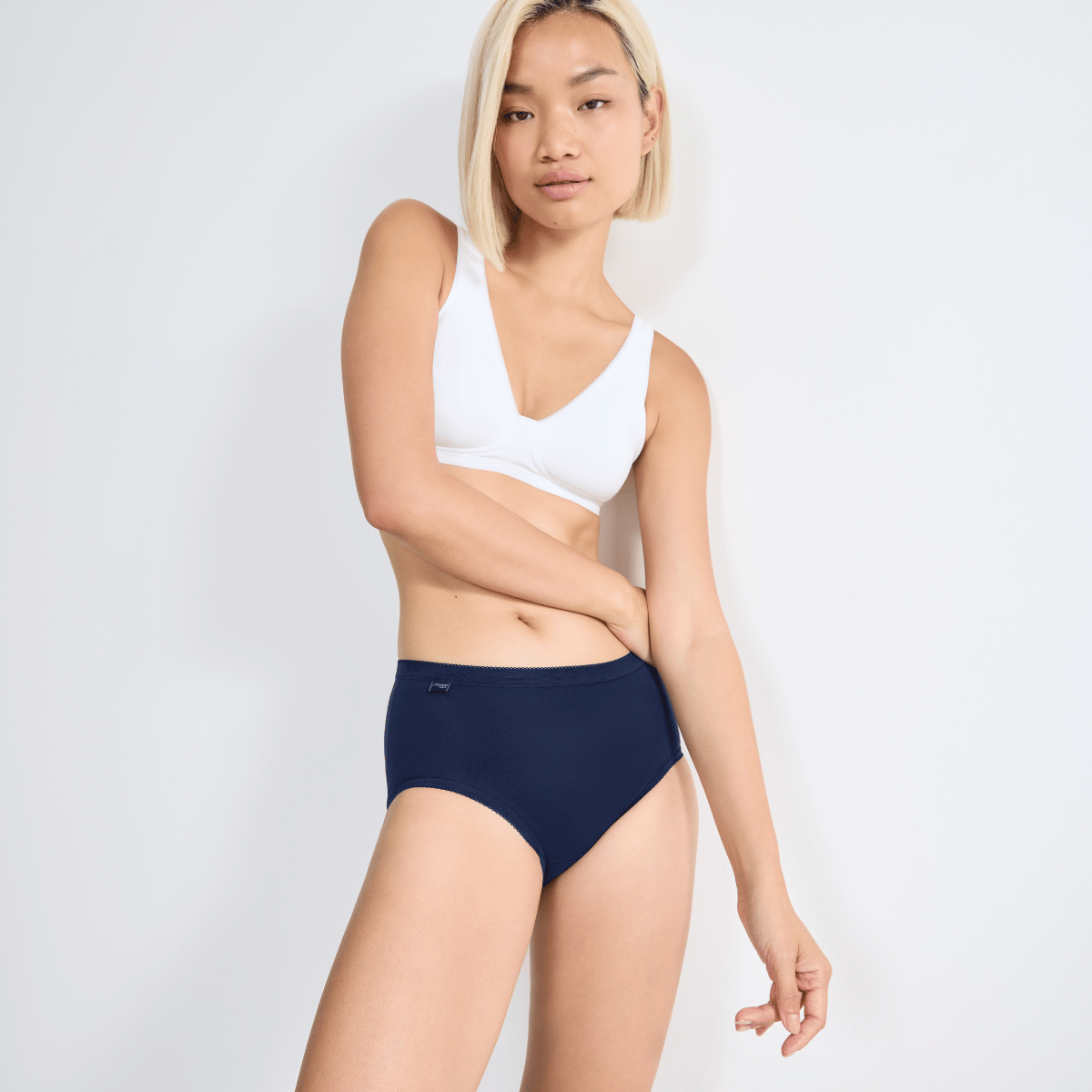Sloggi Basic+ 3-pak midi trusse, multi - 10107163 - V017 - Multiple Colours