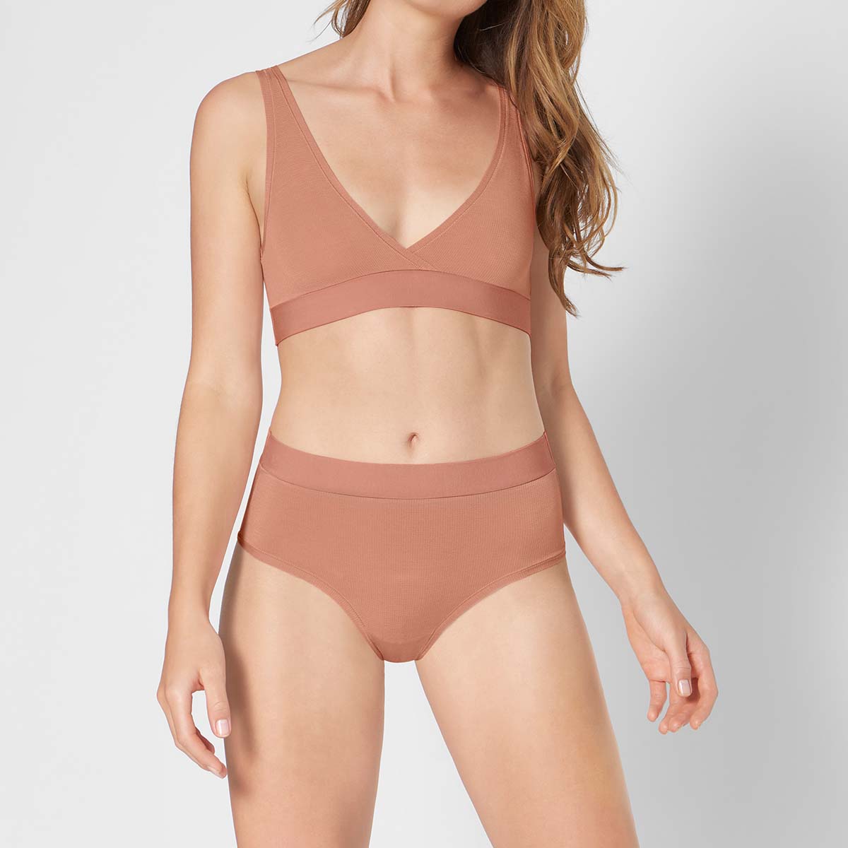 Sloggi Go Allround maxi trusse, lyserød - 10201627 - 6802 - Indian Summer