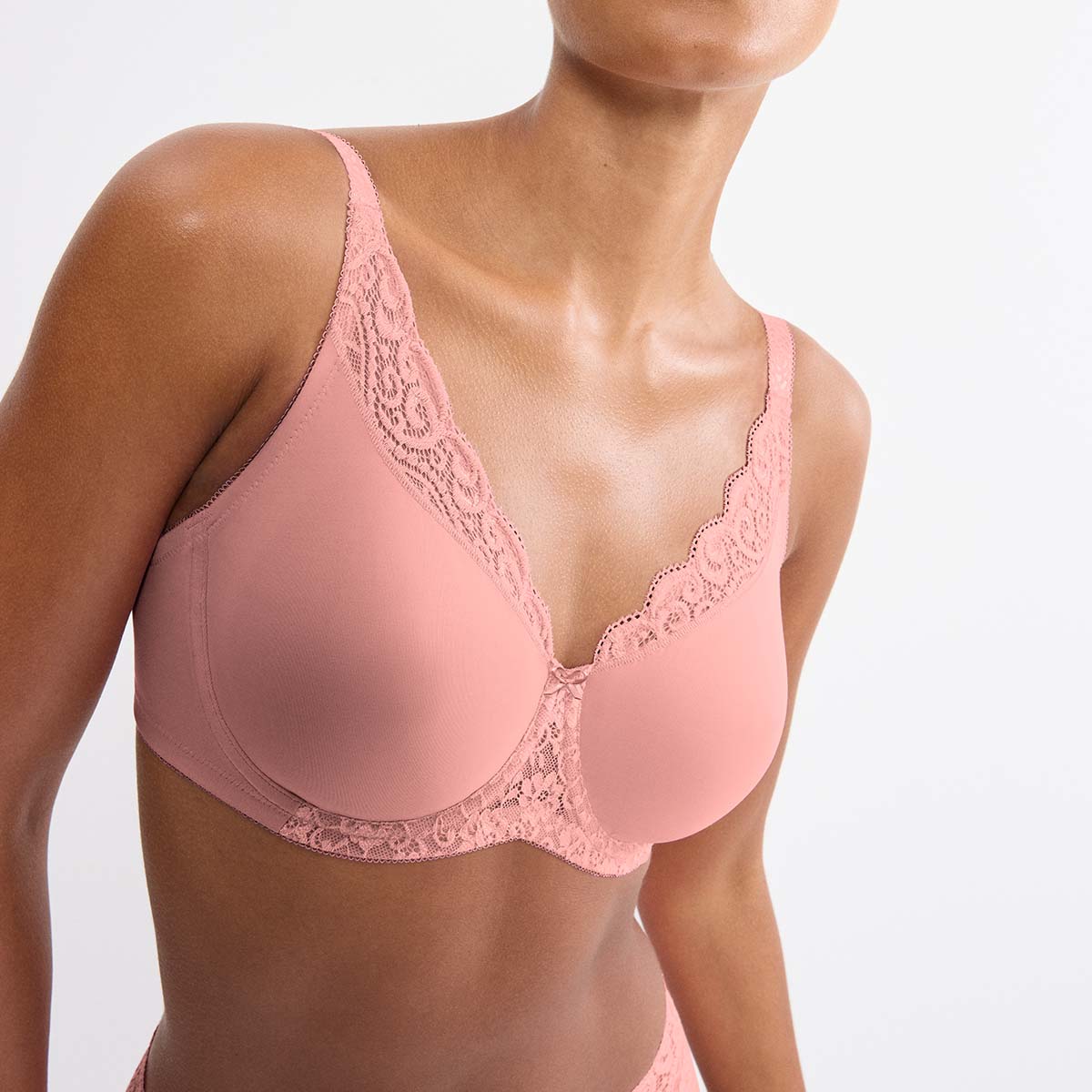 Triumph Amourette W01 BH med bøjle, pink - 10210670 - 00BE - Cherry Rose