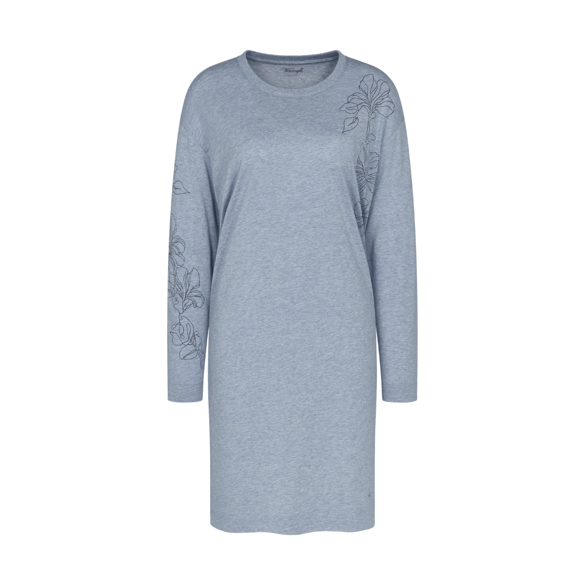 Triumph Endless Comfort natkjole, blå - 10225079 - M007 - Blue