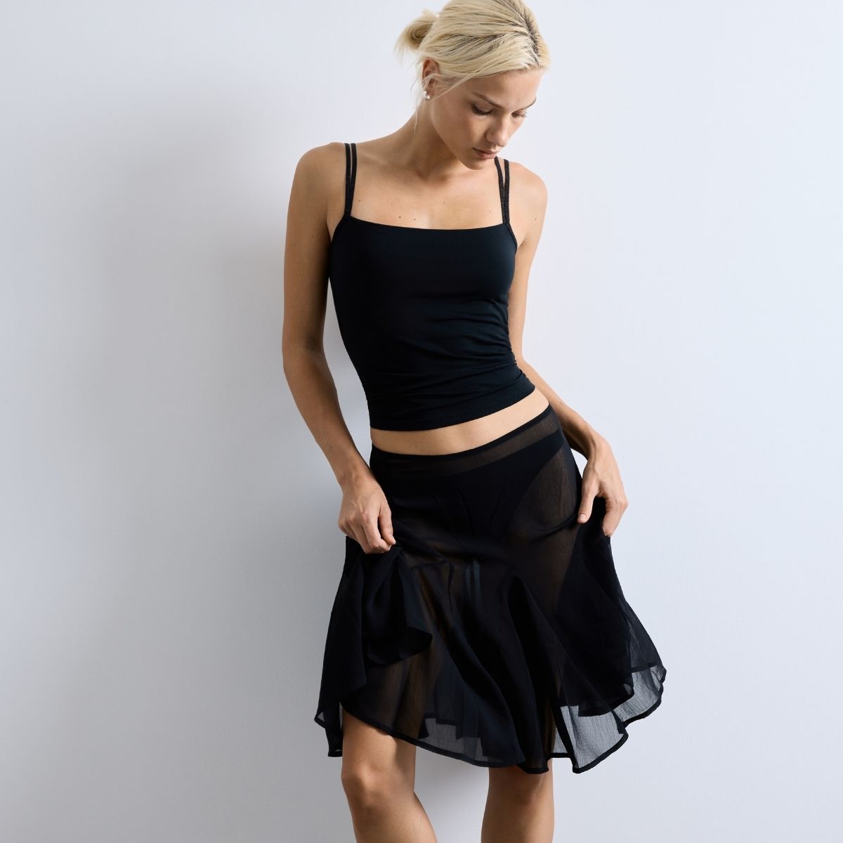 Sloggi Ultimate Glam top, sort - 10232047 - 0004 - Black