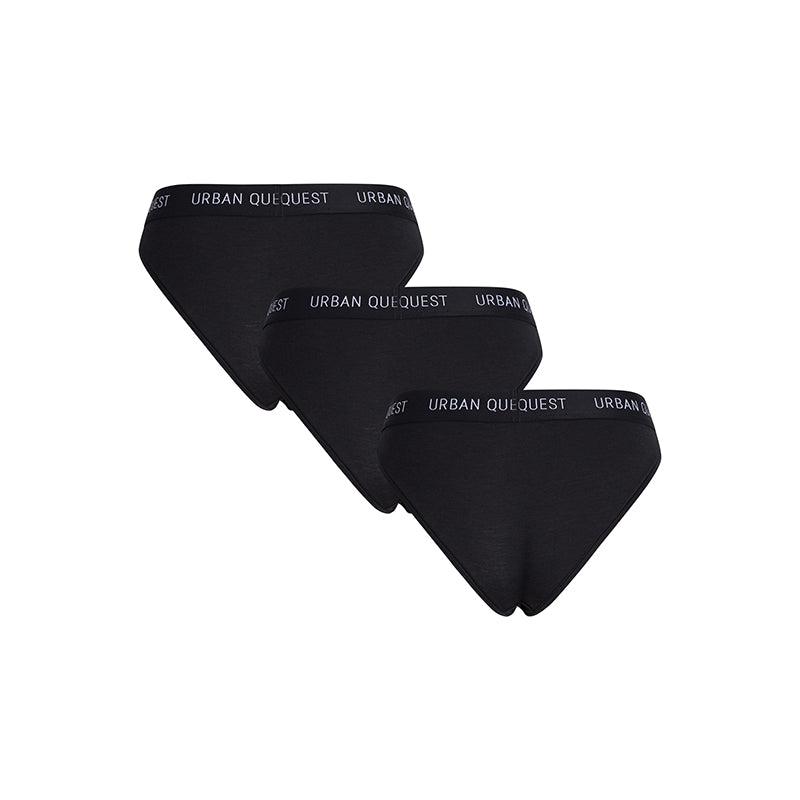 Urban Quest 3-Pack Bamboo - Black - 1180-9000