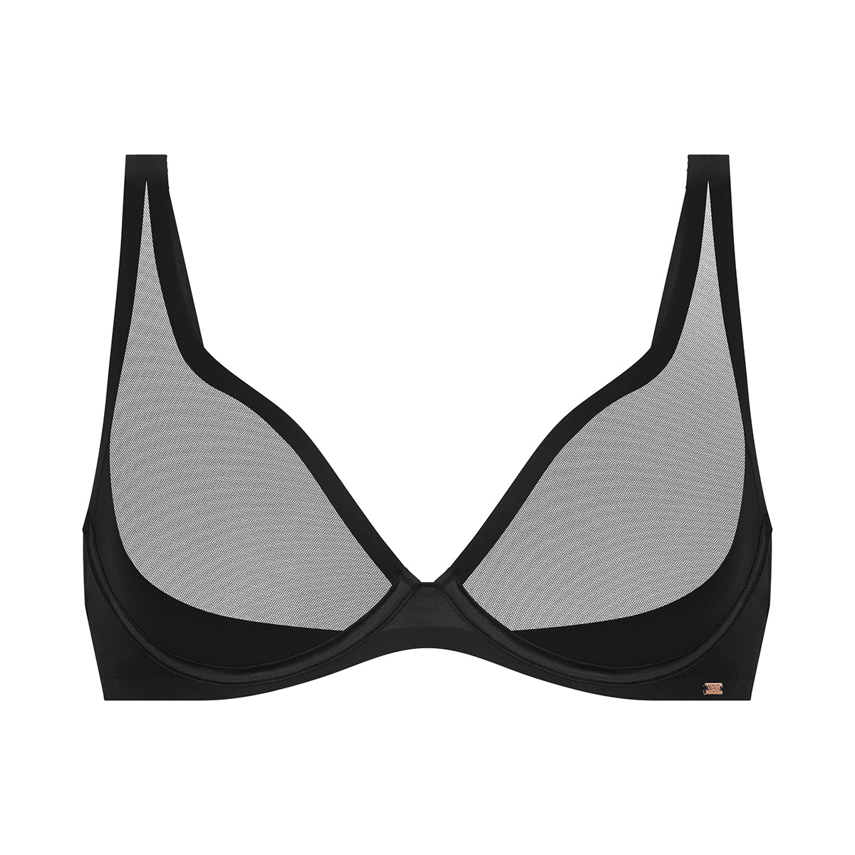 Hunkemöller Mesh Essentials - Caviar - 206237-Caviar