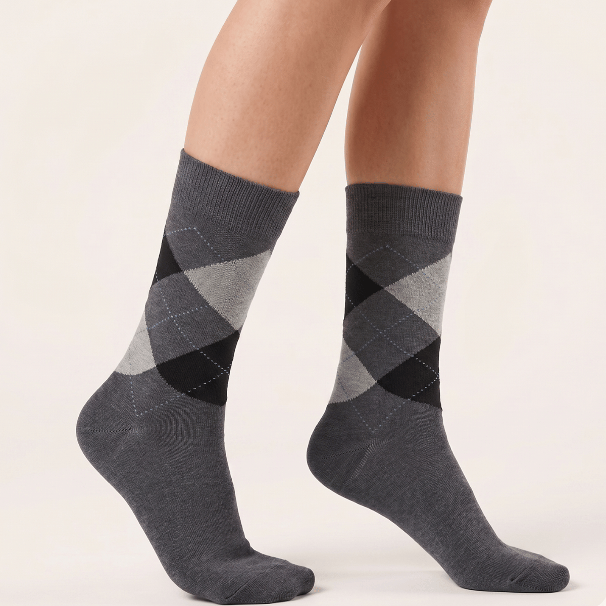 Burlington Queen ankelstrømper, grå - 22004 - 3974 - Grey Melange