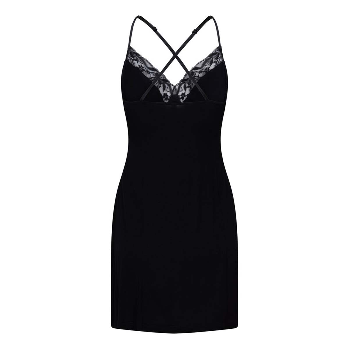 Hunkemöller natkjole, sort - 304684 - BLACK - Black