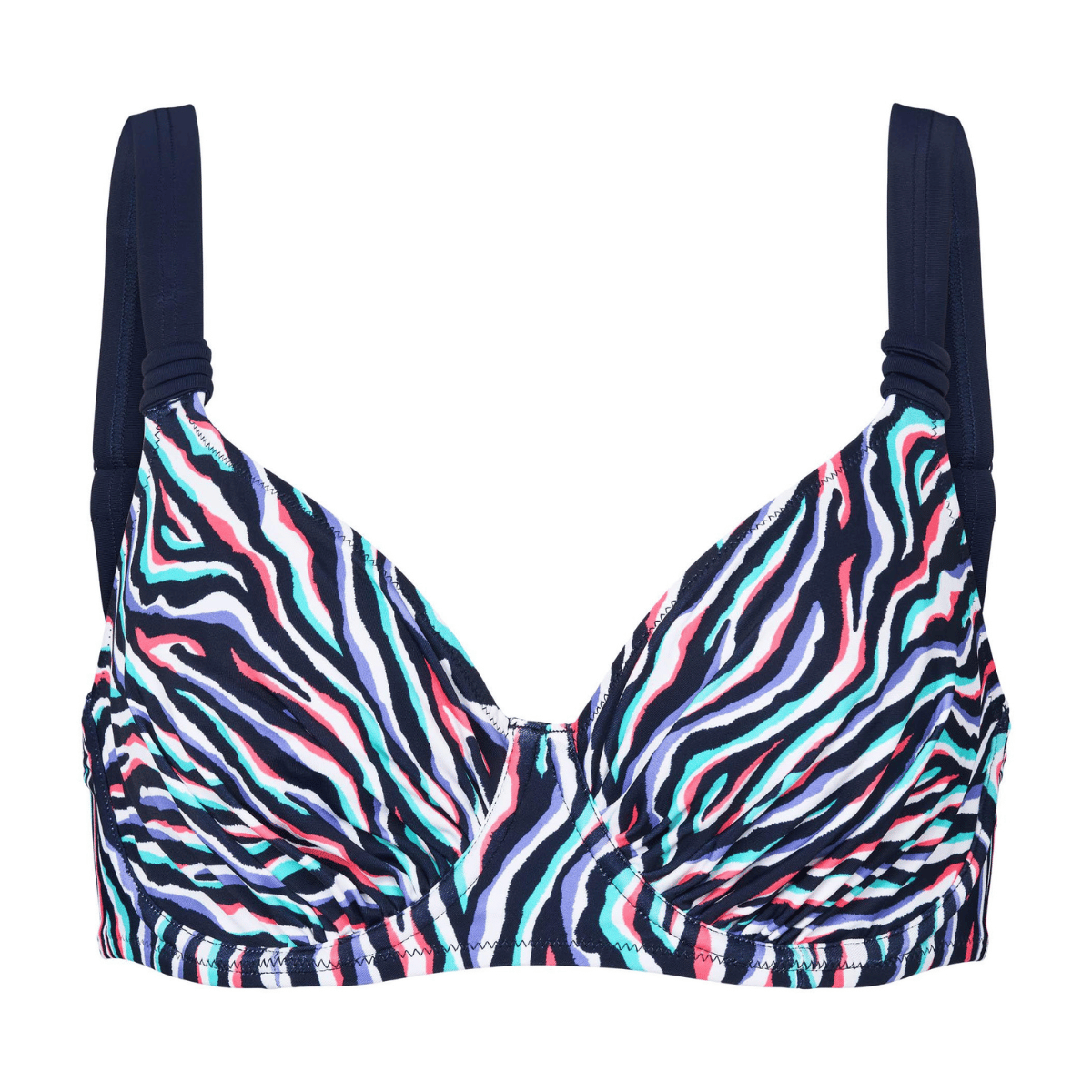Wiki Mustique bikini top med bøjle, multi - 3467 - W503 - Mustique