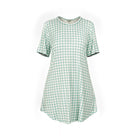 Lady Avenue Bamboo - Green Checks - 61-602-680