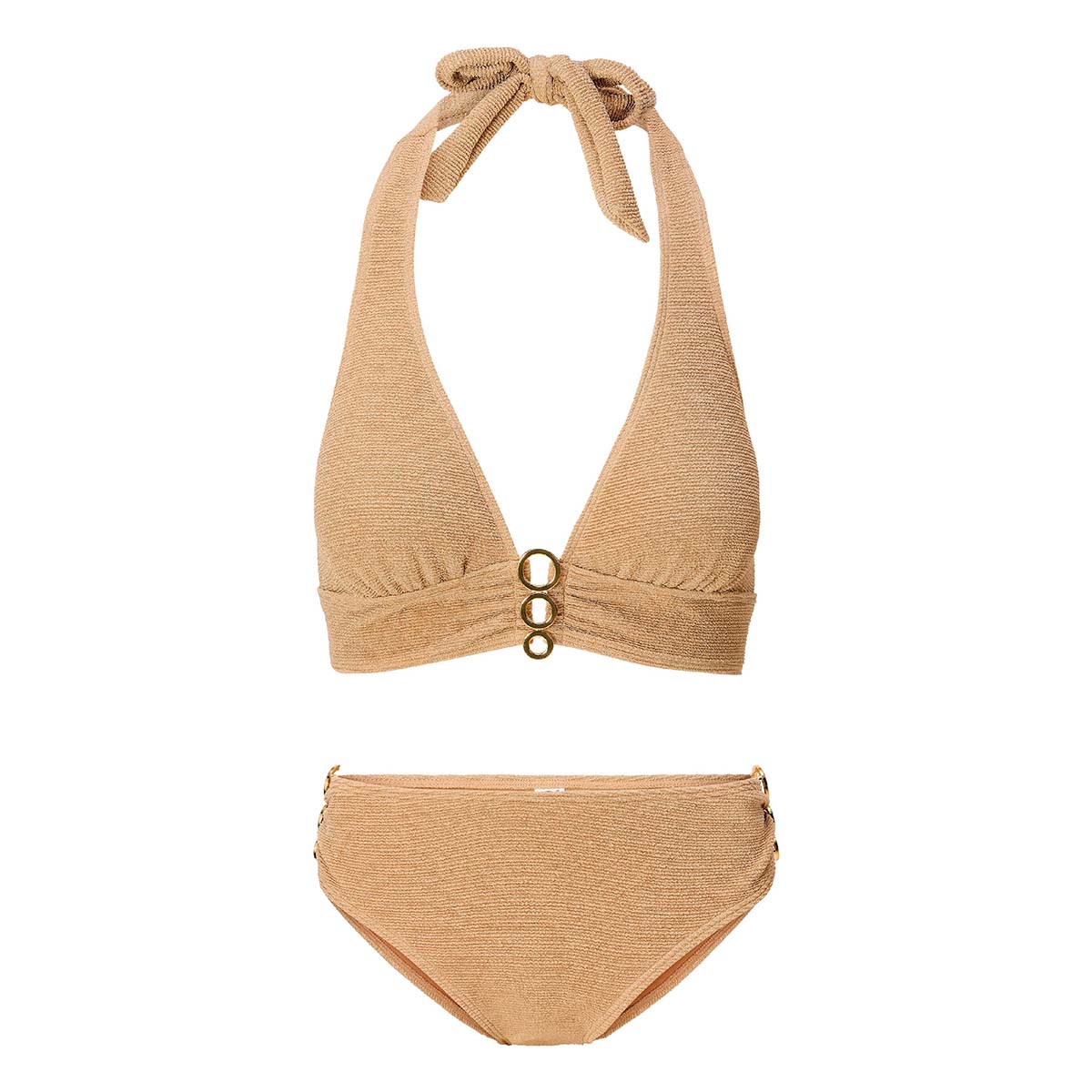 LingaDore A Touch of Gold bikinisæt, beige - 8216 - 352 - Gold Beige
