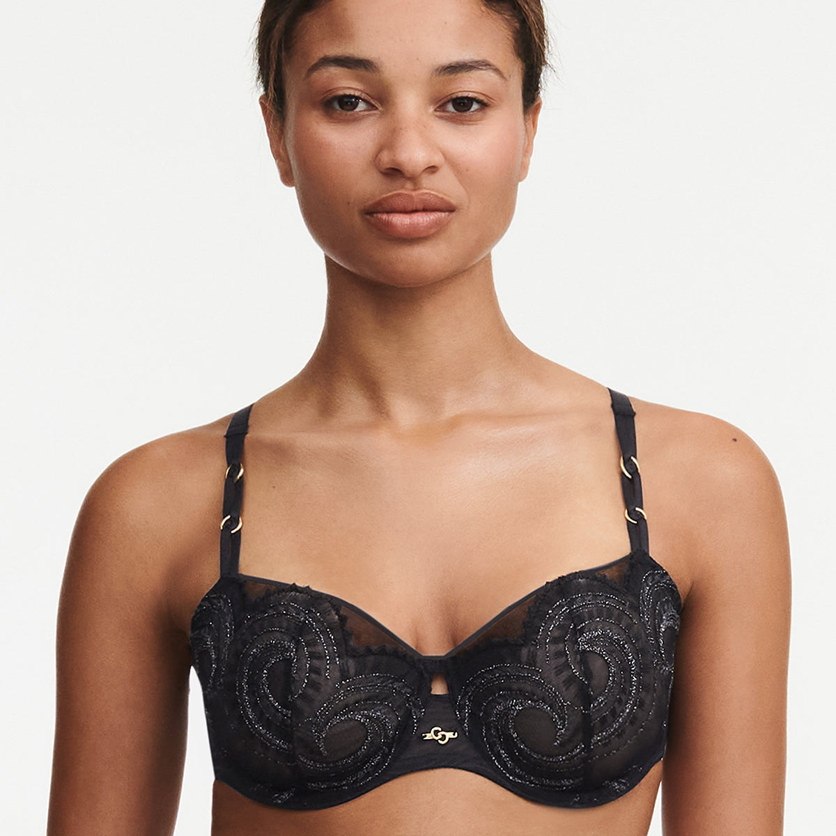 Chantelle Mystic Dream - Black/Silver Lurex - C11YM5-03M