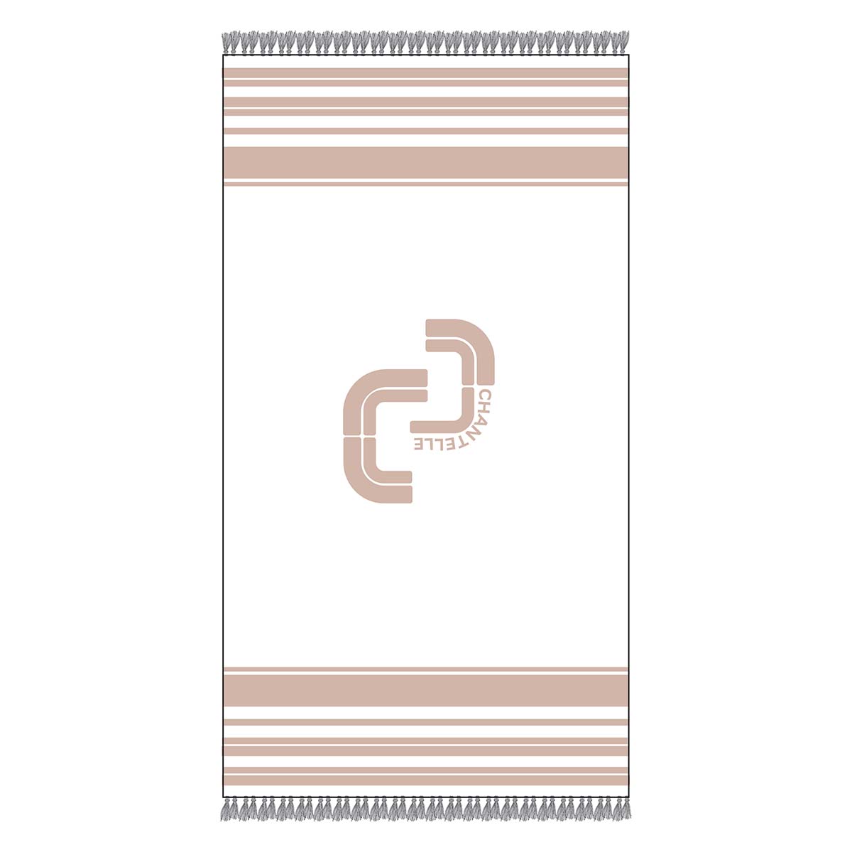 Chantelle strandkjole, natural - C14UD0 - 0TZ - Monogram