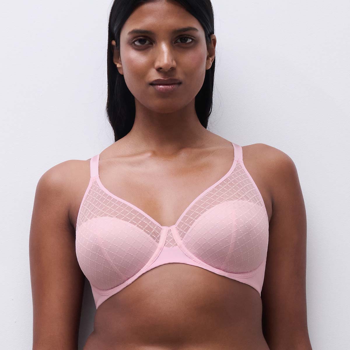 Chantelle EasyFeel Norah Chic full-cup BH, lyserød - C16M10 - 083 - Candy Pink