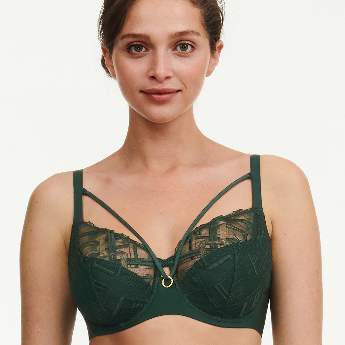 Chantelle Graphic - Empire Green - C21S10-00R