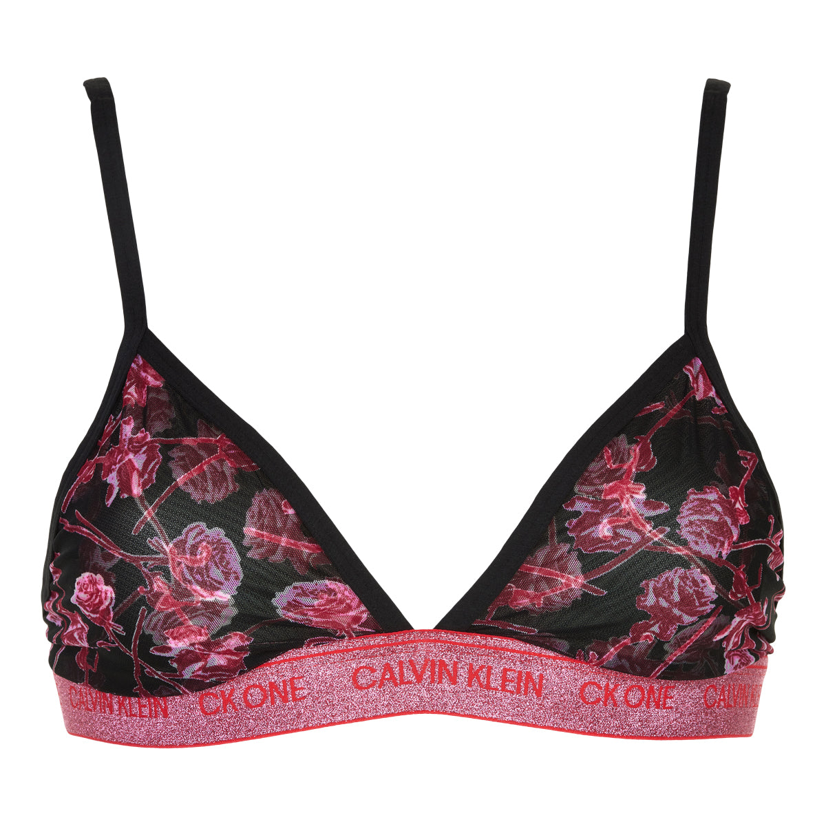 Calvin Klein Lingeri Unlined Triangle - Black V-Day - F6690E-V35