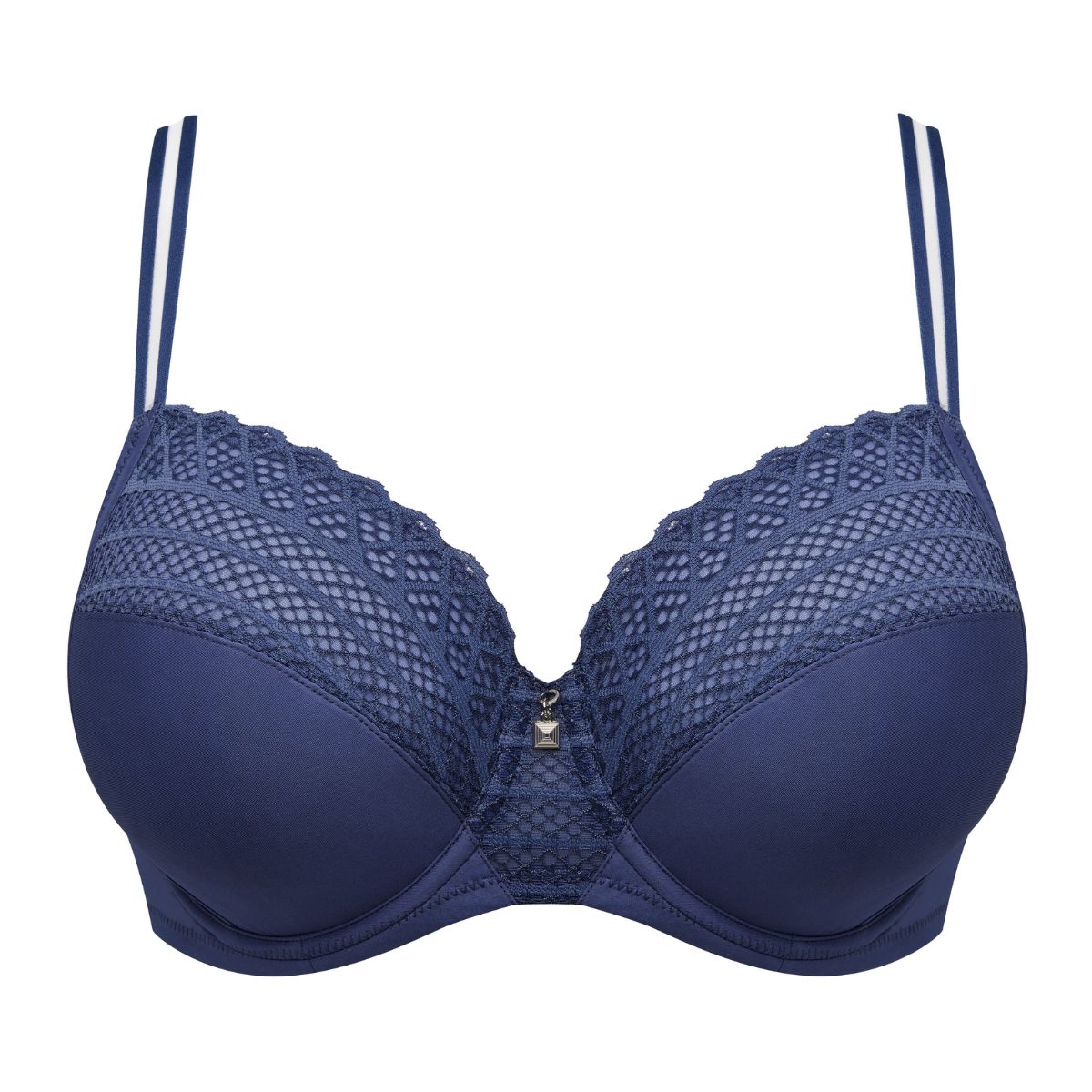 PrimaDonna Twist Side full-cup BH, blå - 0142570 - IDF - Indigofera
