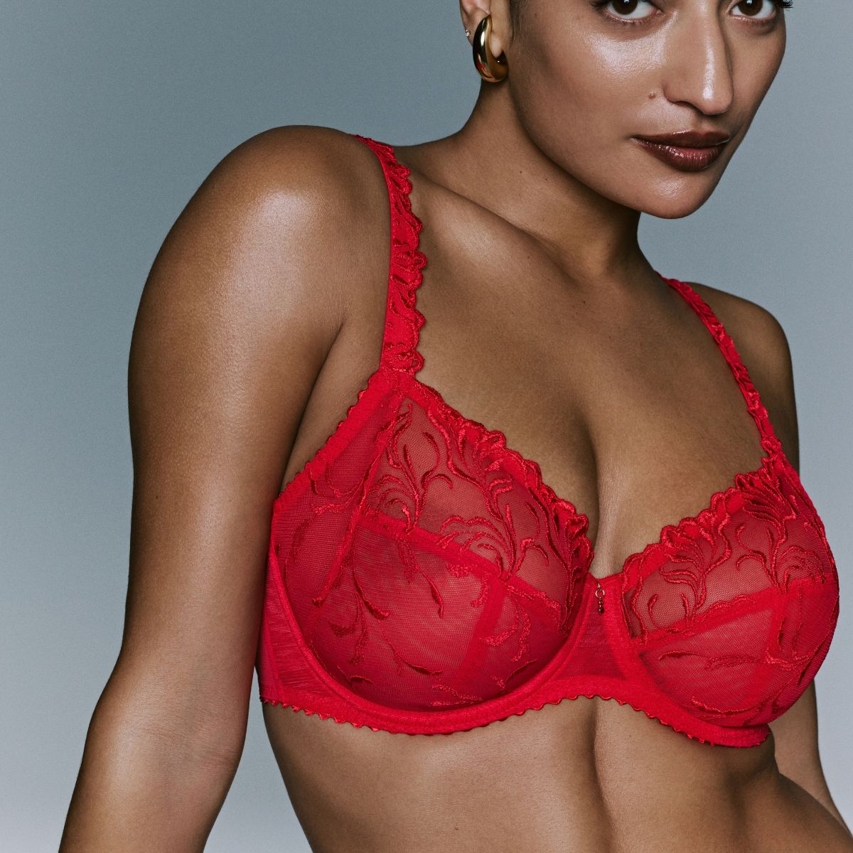 PrimaDonna Solisse full-cup BH, rød - 0163640 - TRR - True Red