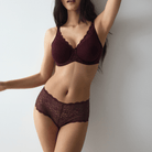 Triumph Amourette W01 BH med bøjle, bordeaux - 10210670 - 7291 - Claret