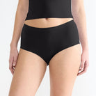 Sloggi Go Sense 2-pak maxi trusse, sort - 10224852 - 0004 - Sort