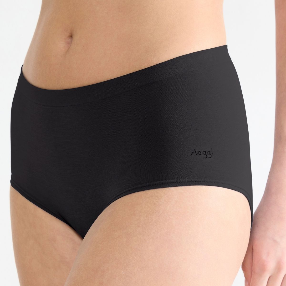 Sloggi Go Sense 2-pak maxi trusse, sort - 10224852 - 0004 - Sort