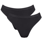 Sloggi Go Sense 2-pak tai trusse, sort - 10225668 - 0004 - Sort
