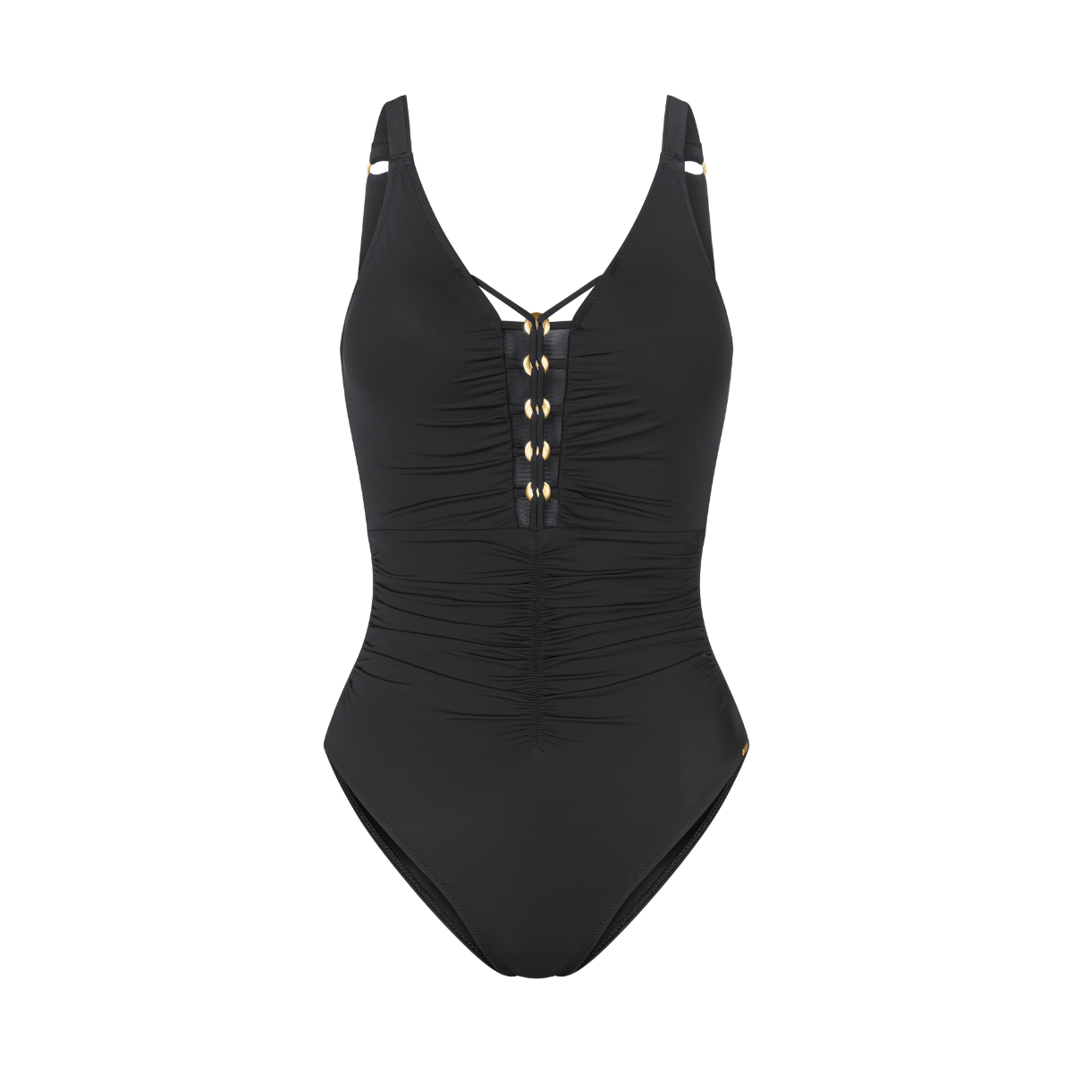 Triumph Summer Twist OP badedragt uden bøjle, sort - 10226451 - 0004 - Black