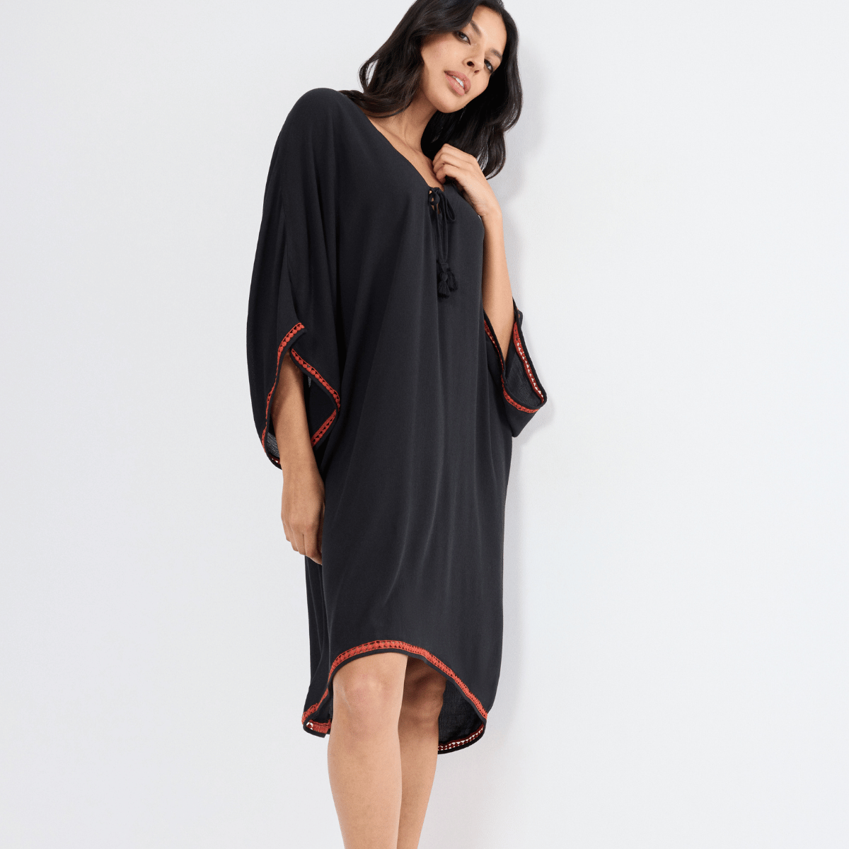 Triumph Beach MyWear kaftan, sort - 10226474 - 0004 - Black