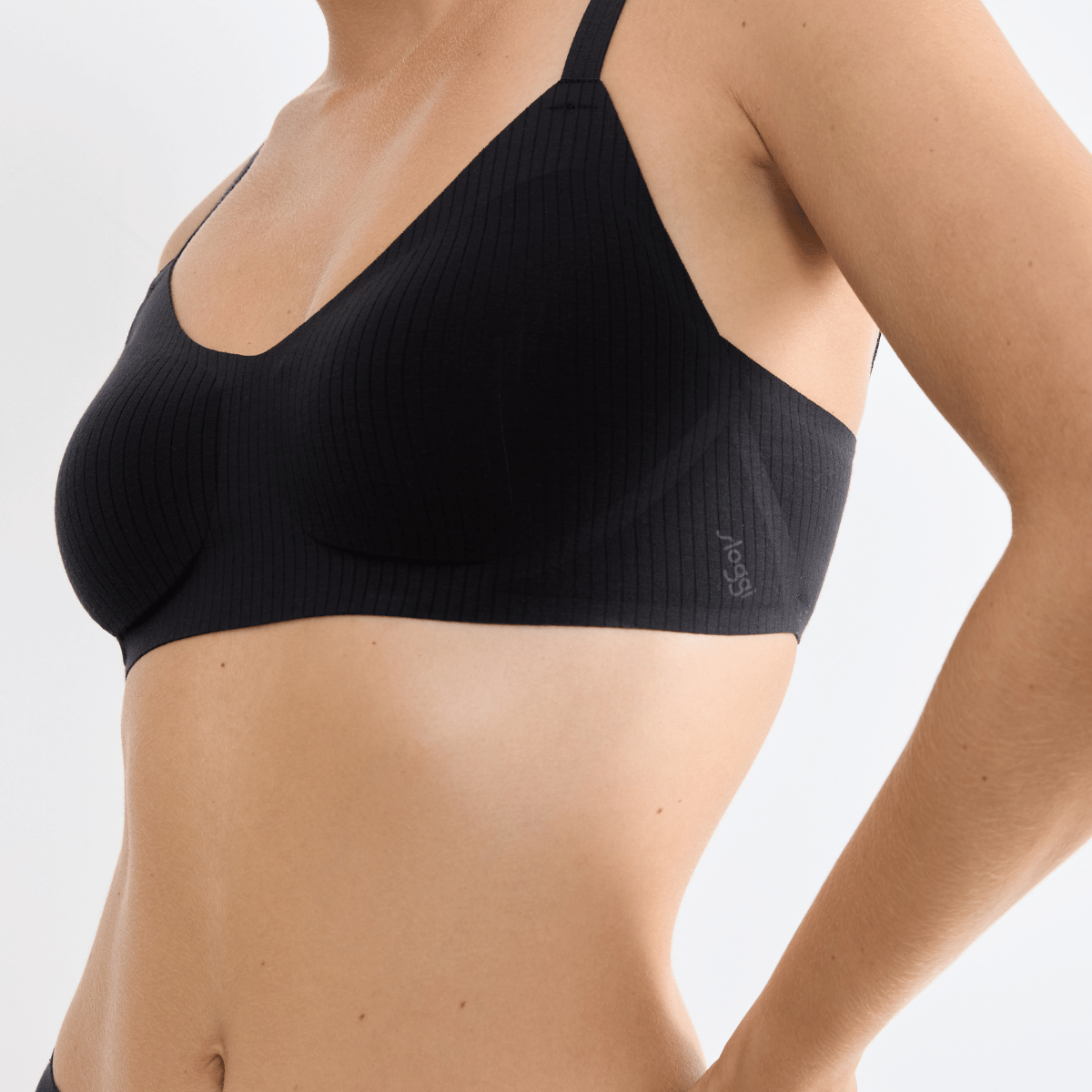 Sloggi ZERO Feel Pure BH top, sort - 10226703 - 0004 - Black