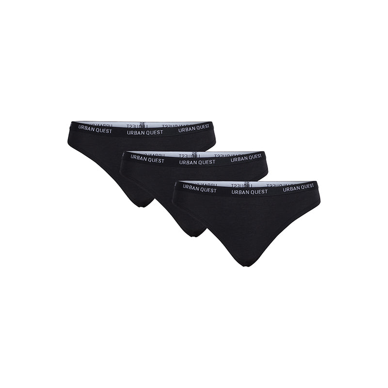 Urban Quest 3-Pack Bamboo - Black - 1150-9000