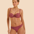 Simone Pérèle Wish tanga trusse, rosa - 12B710 - 439 - Santal Pink