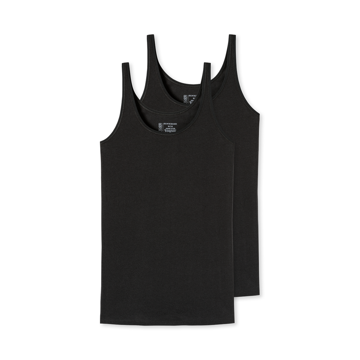 Schiesser 2-Pack - Black - 174389-000