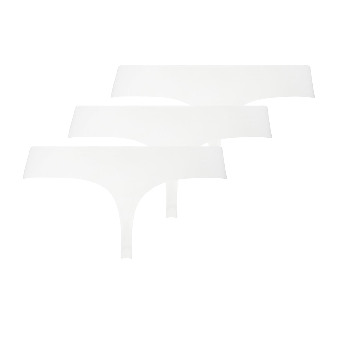 Hunkemöller Invisible 6-Pack - Bright White - 196658-BRIGHT WHITE