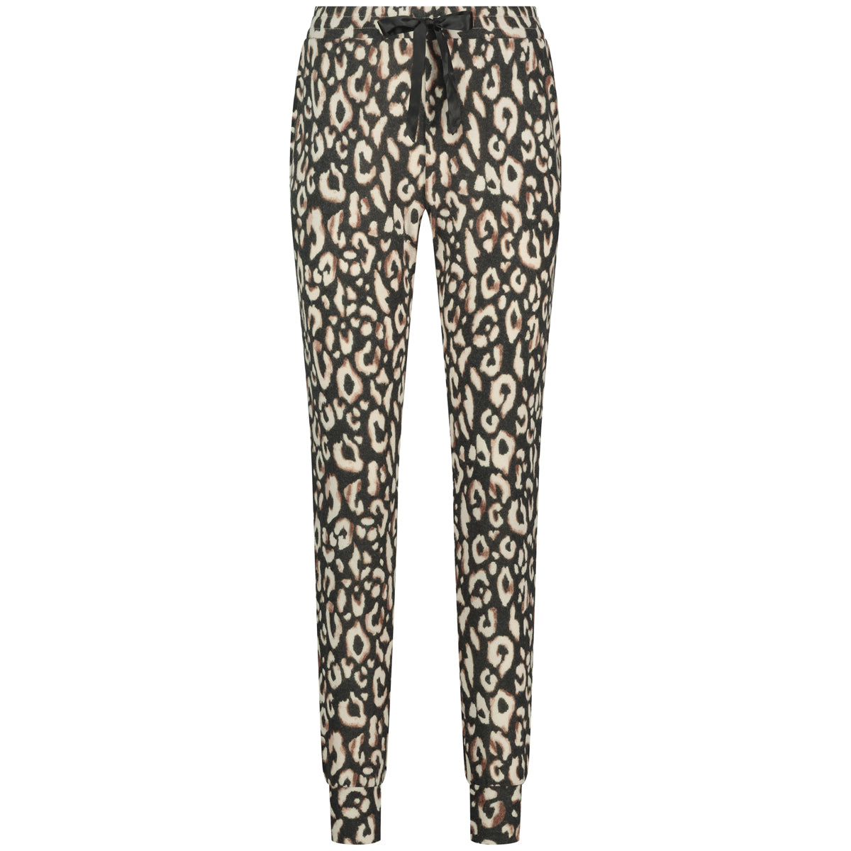 Hunkemöller Brushed Jersey Leopard - Black - 203204-BLACK