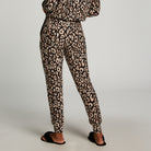 Hunkemöller Brushed Jersey Leopard - Black - 203204-BLACK