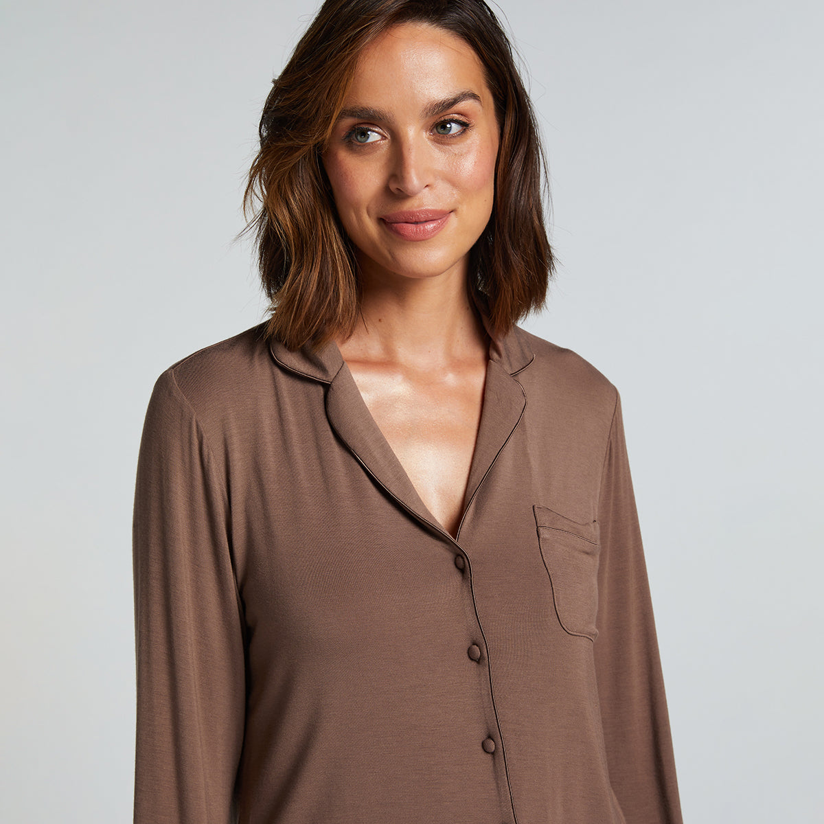 Hunkemöller Jersey Essential - Coffee Quartz - 206586-Coffee Quartz