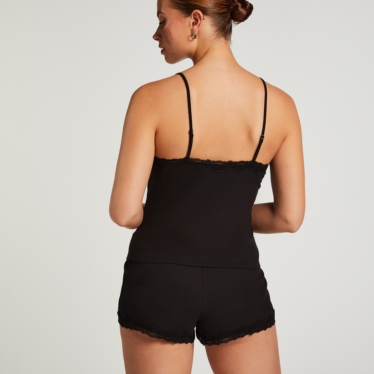 Hunkemöller Short Rib - Caviar - 206605-Caviar
