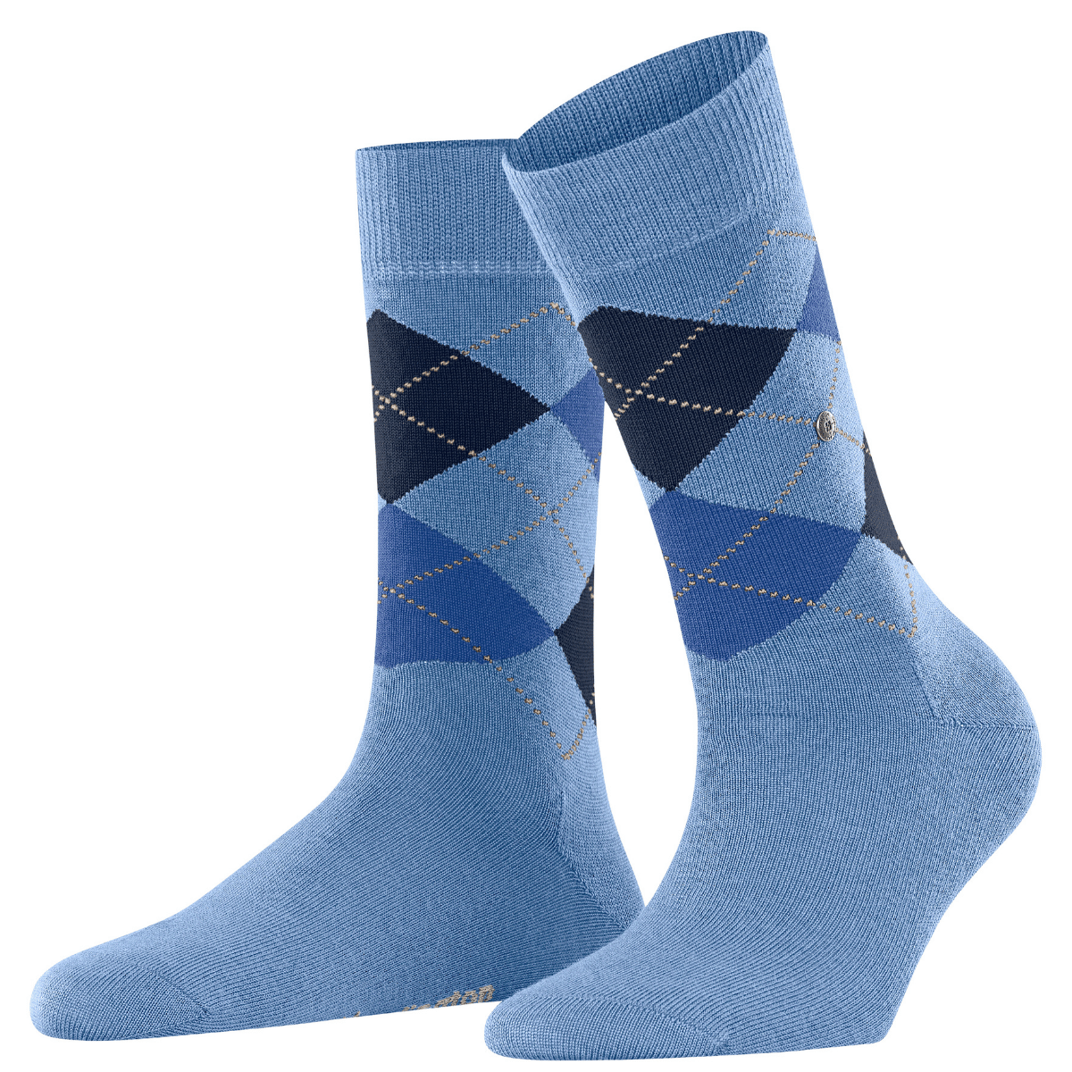 Burlington Marylebone ankelstrømper, blå - 22073 - 6554 - Cornflower Blue