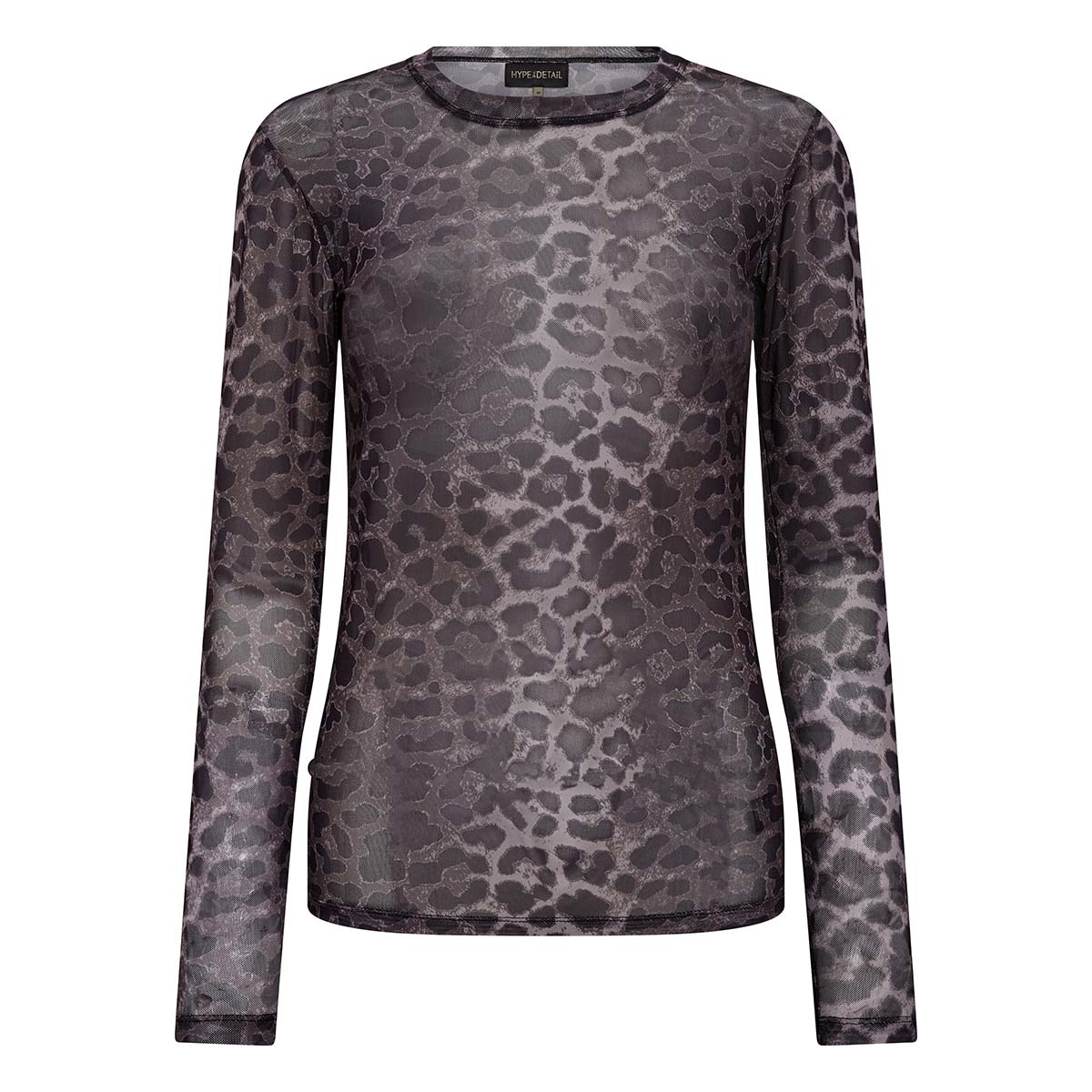 Hype The Detail bluse, leopard - 3-320-1400 - 9512 - Grey