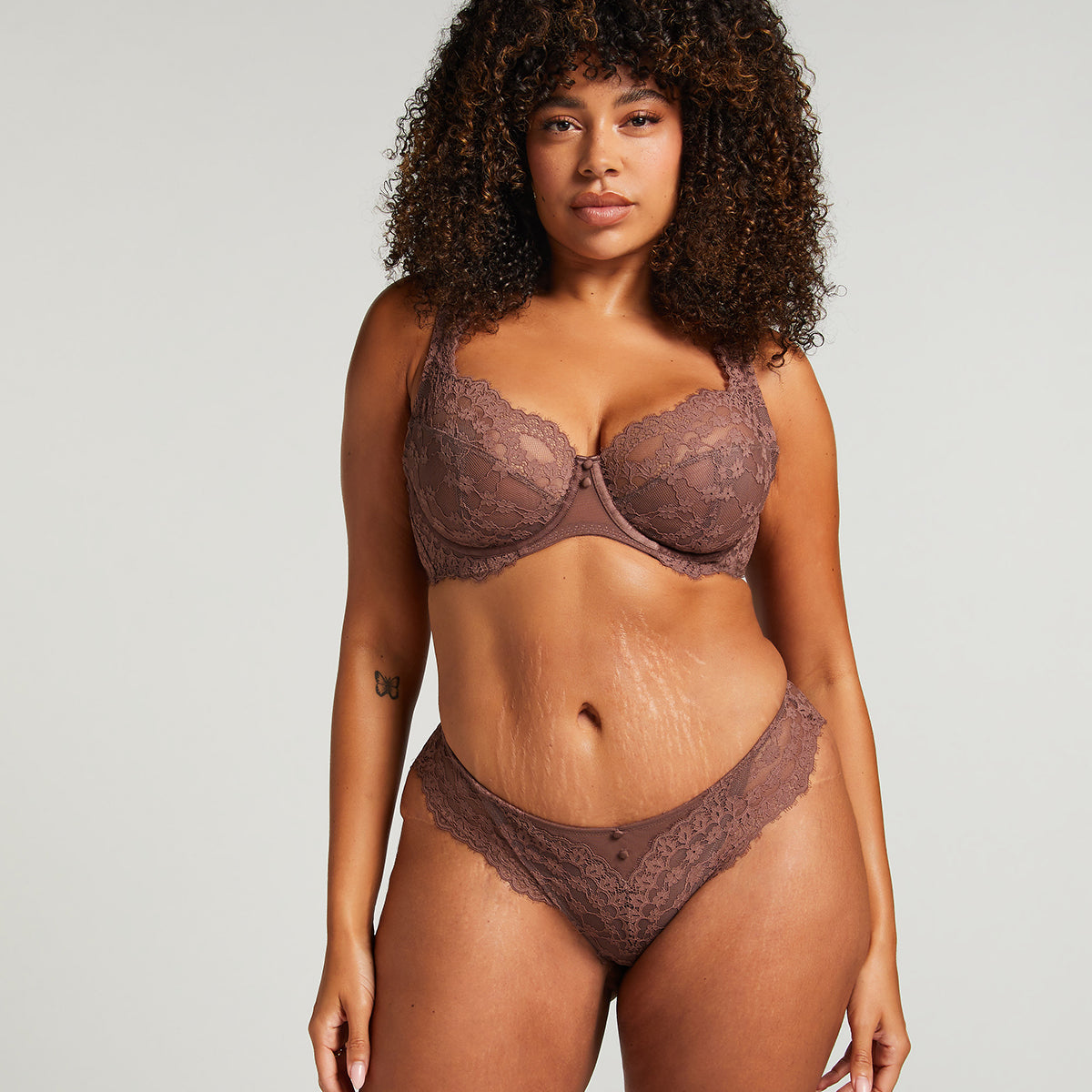 Hunkemöller Daisy - Peppercorn - 300320-Peppercorn