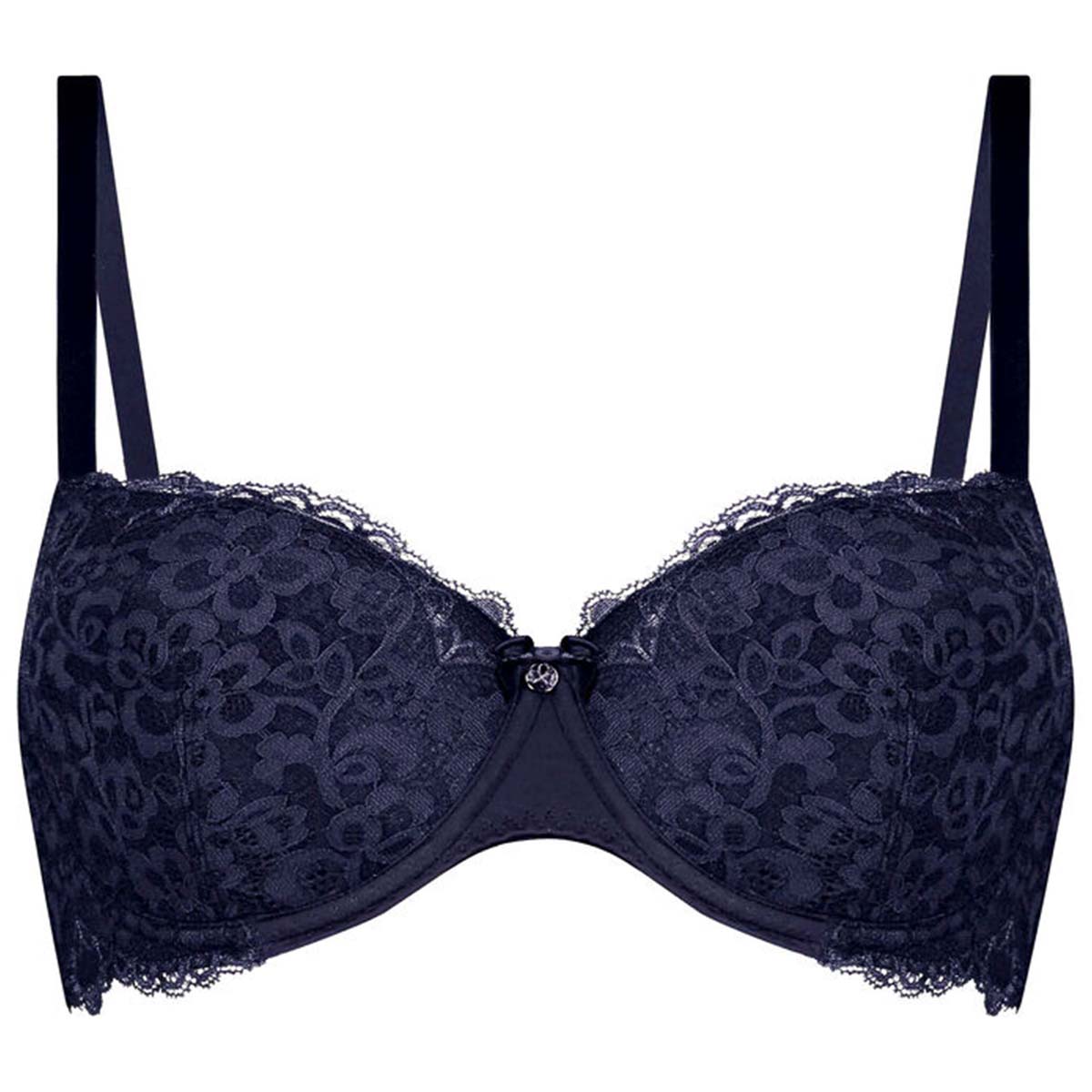 Hunkemöller Marine BH med vattering, blå - 303400 - Peacoat - Peacoat