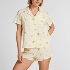 Hunkemöller pyjamas, gul - 304619 - WINTER WHITE - Winter White