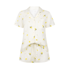 Hunkemöller pyjamas, gul - 304619 - WINTER WHITE - Winter White