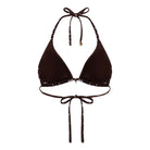 Hunkemöller Algarve bikini top uden bøjle, brun - 305902 - CHICORY COFFEE - Chicory Coffee