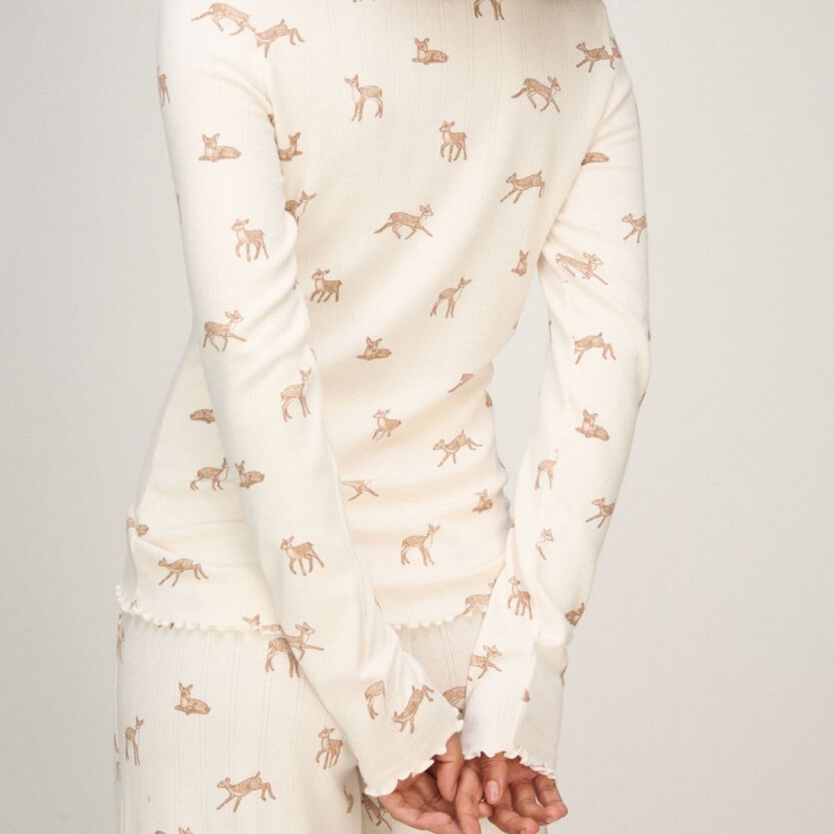 Hunkemöller nattrøje, creme - 307179 - gardenia - Gardenia