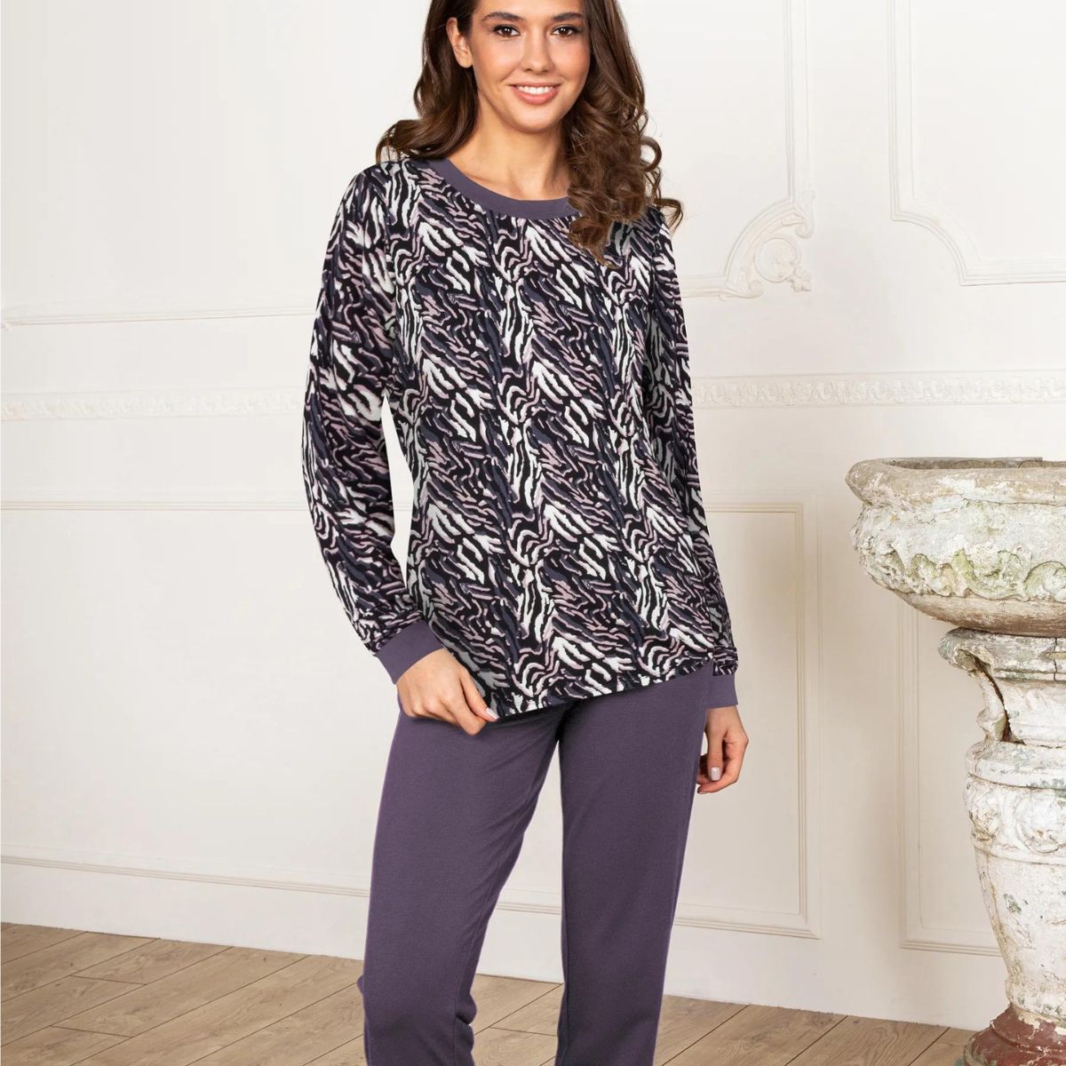 Lady Avenue Soft Bamboo - Graphite/Rose - 52-1112-363