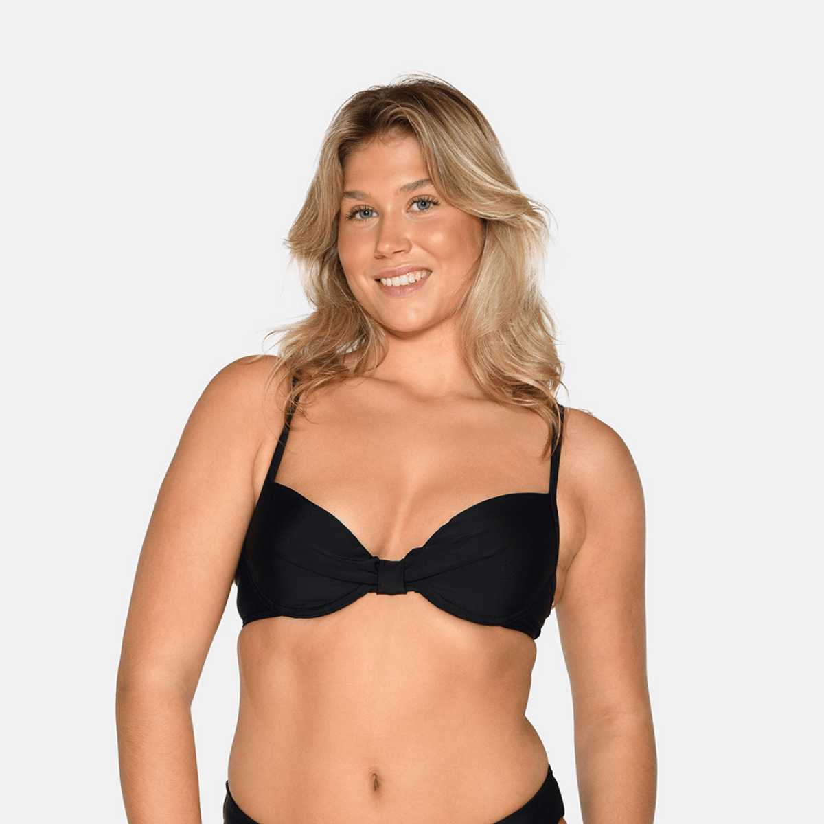 CCDK Demi bikini top med bøjle, sort - 65185 - 9000 - Black