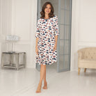 Lady Avenue Bamboo - Blue/Red - 78-1493-1052