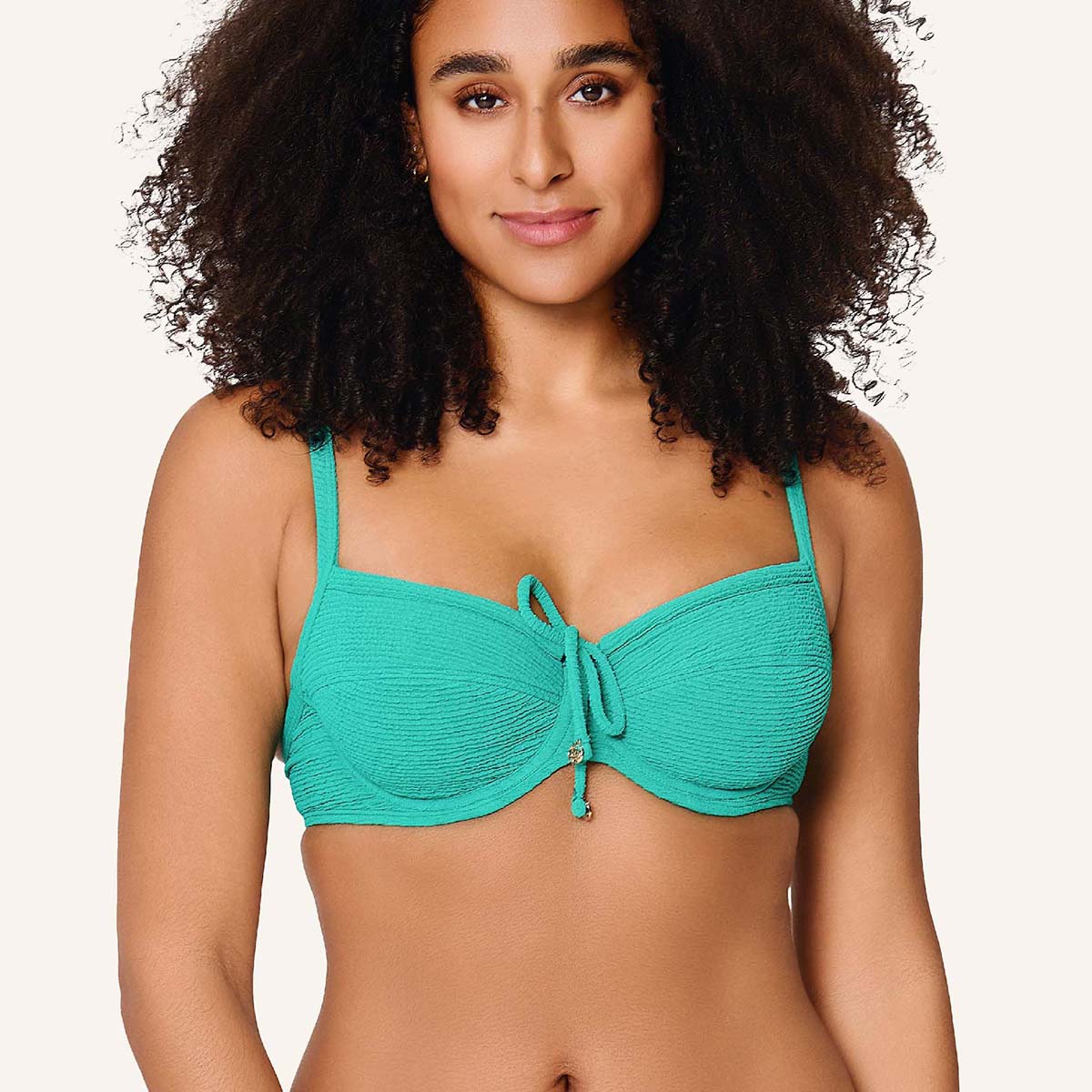 LingaDore Stand Out bikini top med bøjle, grøn - 8202A - 342 - Deep Green