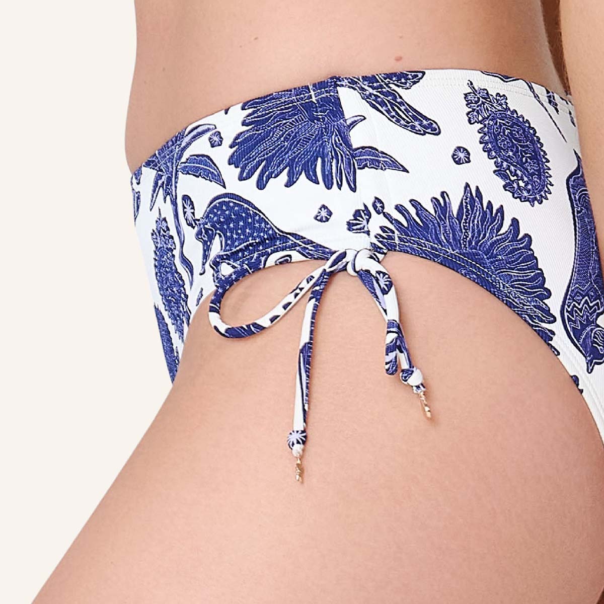 LingaDore Under The Greek Sun tai bikinitrusse, multi - 8206SH - 345 - Blue White Print