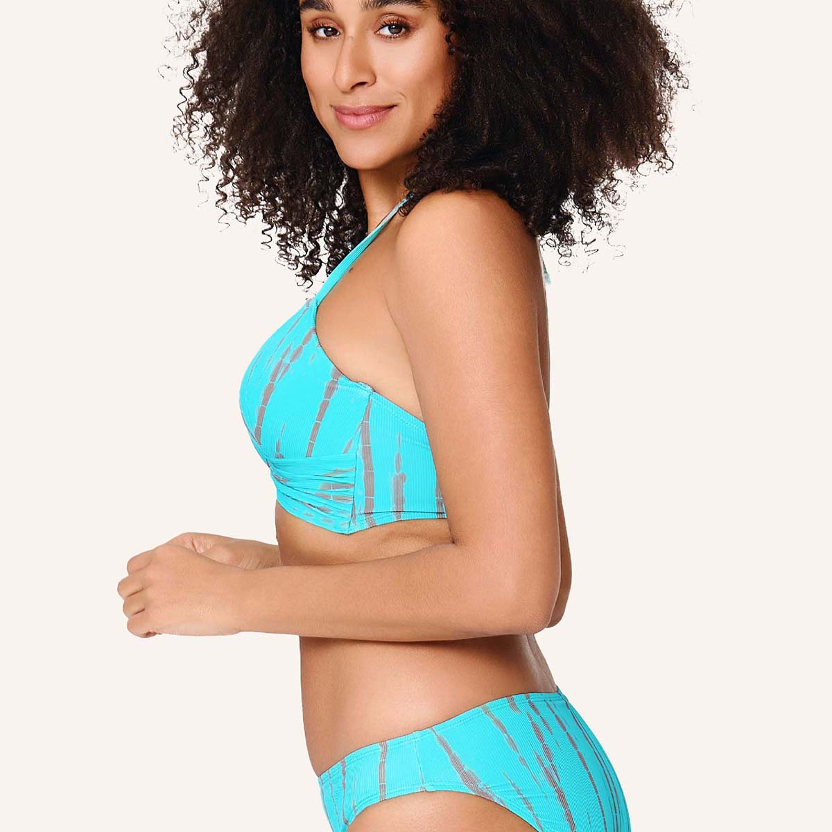 LingaDore Ocean Obsession bikinisæt, turkis - 8209 - 346 - Turqoise Tye Die