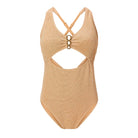 LingaDore A Touch of Gold Shine badedragt uden bøjle, beige - 8216SS - 352 - Gold Beige