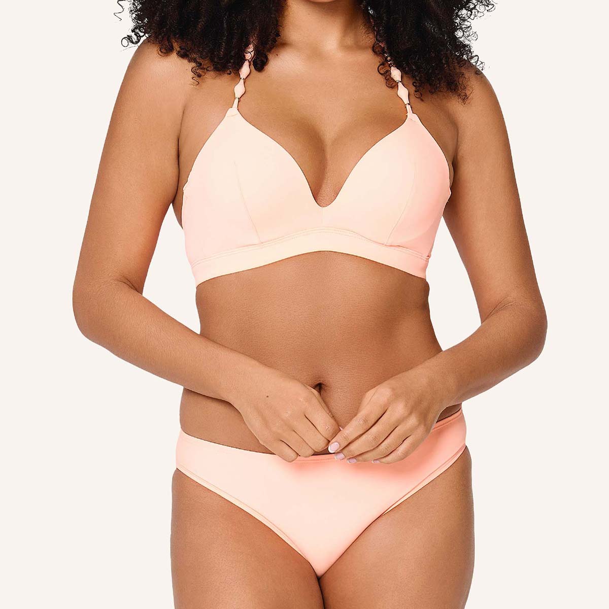 LingaDore Summerproof bikinisæt, orange - 8217 - 74 - Nectarine